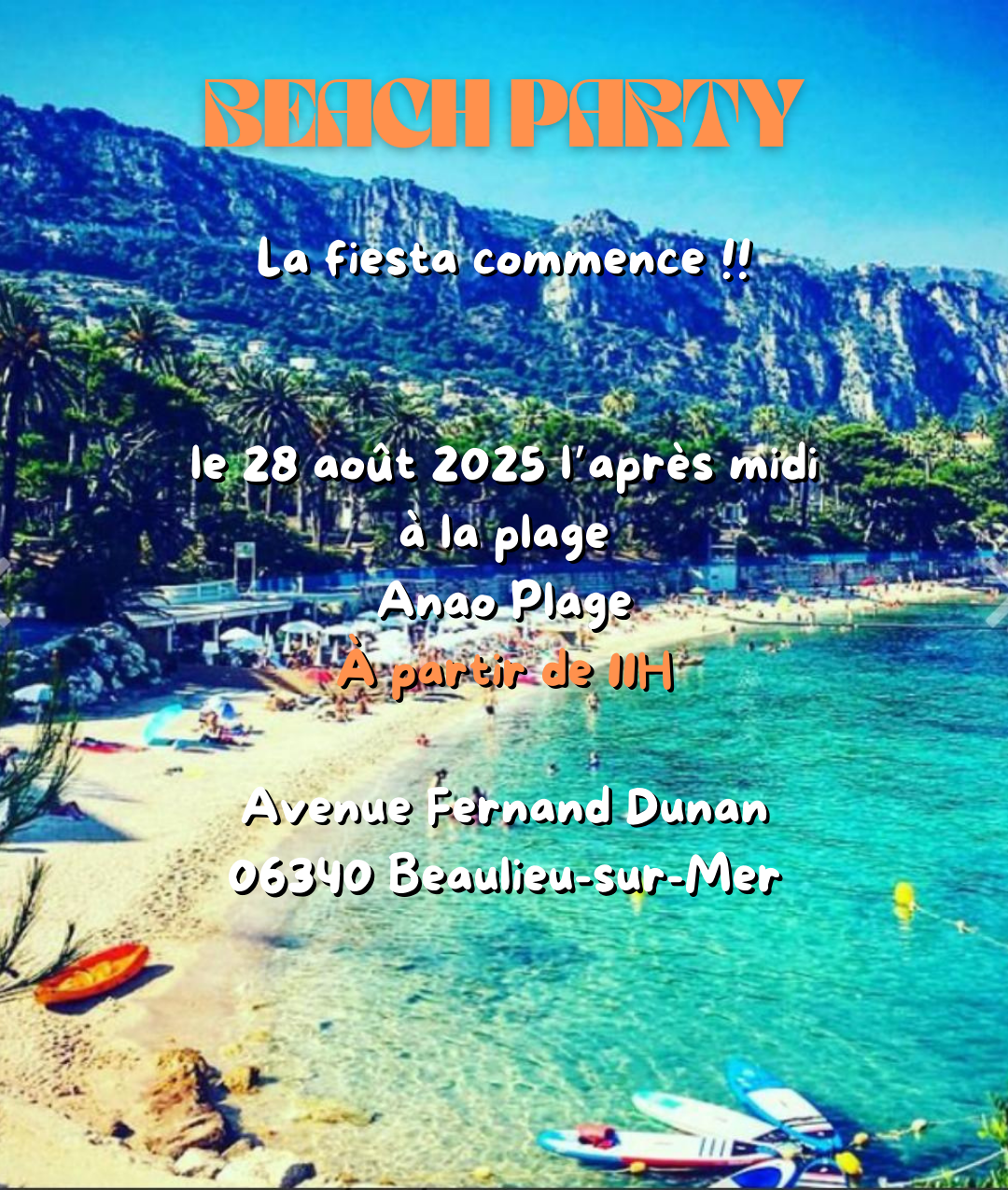 Beach party